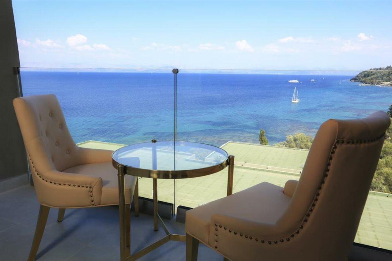 Kairaba Mythos Palace - Adults Only Kouspades Ngoại thất bức ảnh View from the hotel
